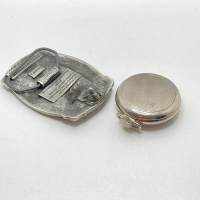 LOT 74: Collection of Red Ryder Memorabilia - Pocket Knives, Limited Edition Belt Buckle, Pocket Watch and More