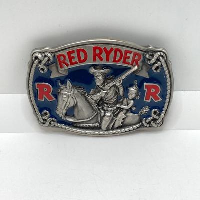LOT 74: Collection of Red Ryder Memorabilia - Pocket Knives, Limited Edition Belt Buckle, Pocket Watch and More