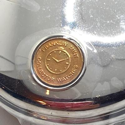 LOT 75: Vintage Franklin Mint Collector Watches - The Civil War Library & Museum General Robert E. Lee Pocket Watch with Case