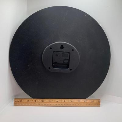 LOT 77: Vintage John Wayne Quartz Wall Clock with Collection of Books