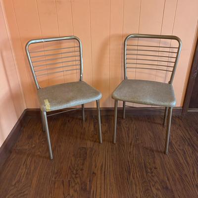 LOT 82: Set of 4 Vintage Cosco Folding Chairs