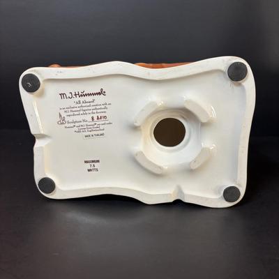 LOT 86: M.J. Hummel Holiday Village: Heavenly Harmony Church & All Aboard Bahnhof Bavarian Cottage