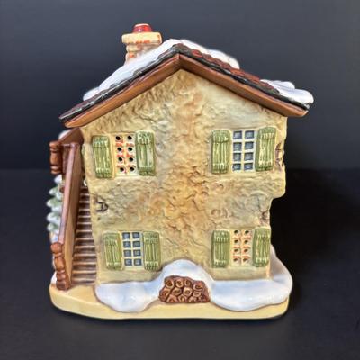 LOT 87: M.J. Hummel Holiday Village: Winter Comfort Restaurant & Village Pharmacy