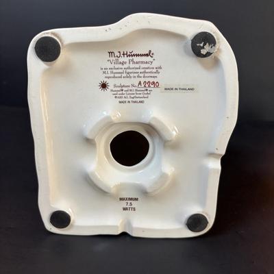 LOT 87: M.J. Hummel Holiday Village: Winter Comfort Restaurant & Village Pharmacy