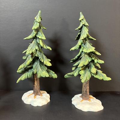 LOT 88: M.J. Hummel Holiday Village Bakery & Christmas Village Acessories