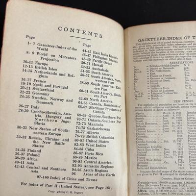 LOT 94: Vintage Putnam's Handy Map Book, Vintage Road Maps, Vintage Railway Share Plaque, HO Scale Boston Elevated Type 5 Streetcar,...