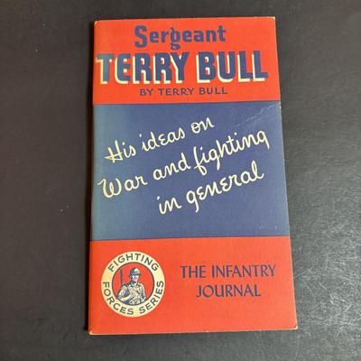 LOT 95: Vintage US Naval Artificer's Manuel, US Navy War Photographs, The Blue Jackets Manual 1940, Sergeant Terri Bull Infantry...