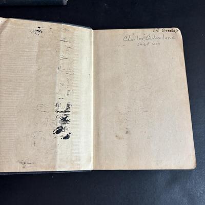 LOT 95: Vintage US Naval Artificer's Manuel, US Navy War Photographs, The Blue Jackets Manual 1940, Sergeant Terri Bull Infantry...