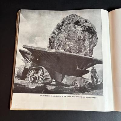 LOT 95: Vintage US Naval Artificer's Manuel, US Navy War Photographs, The Blue Jackets Manual 1940, Sergeant Terri Bull Infantry...