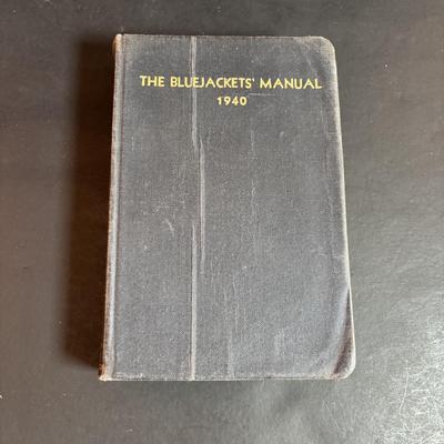 LOT 95: Vintage US Naval Artificer's Manuel, US Navy War Photographs, The Blue Jackets Manual 1940, Sergeant Terri Bull Infantry...