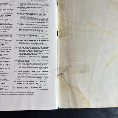 LOT 95: Vintage US Naval Artificer's Manuel, US Navy War Photographs, The Blue Jackets Manual 1940, Sergeant Terri Bull Infantry...