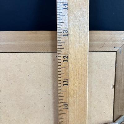 LOT 96: Nautical 8 Knot Maritime Shadow Box & 3 Model Wooden Ships