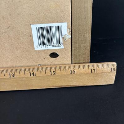 LOT 96: Nautical 8 Knot Maritime Shadow Box & 3 Model Wooden Ships