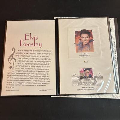 LOT 98: Elvis Presley Collection: Stamps, 8-Tracks, Magazines along with A Century of Country Book