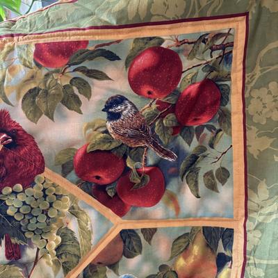 LOT 99: Audubon Nature Encyclopedia Volumes 1-12, Handmade Bird Wall Hanging Quilt, Crystal Hummingbird Paperweight & More