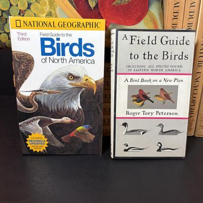 LOT 99: Audubon Nature Encyclopedia Volumes 1-12, Handmade Bird Wall Hanging Quilt, Crystal Hummingbird Paperweight & More