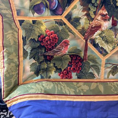 LOT 99: Audubon Nature Encyclopedia Volumes 1-12, Handmade Bird Wall Hanging Quilt, Crystal Hummingbird Paperweight & More