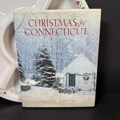 LOT 100: Holiday Entertaining Collection & More: Pfaltzgraff Winterberry Divided Platter, Princess House Ice Bucket & Oil Lamp,...