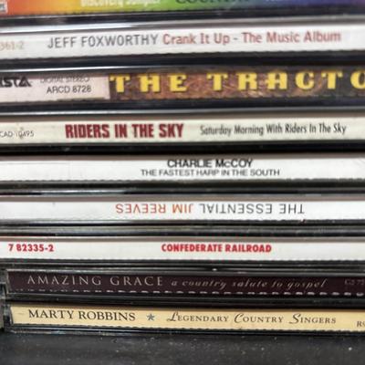 LOT 106: Large Country & Christmas Music CD Collection