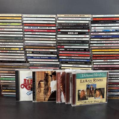 LOT 106: Large Country & Christmas Music CD Collection