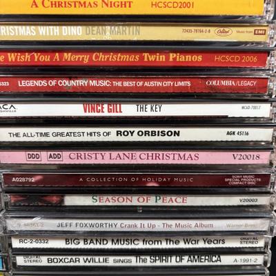LOT 106: Large Country & Christmas Music CD Collection