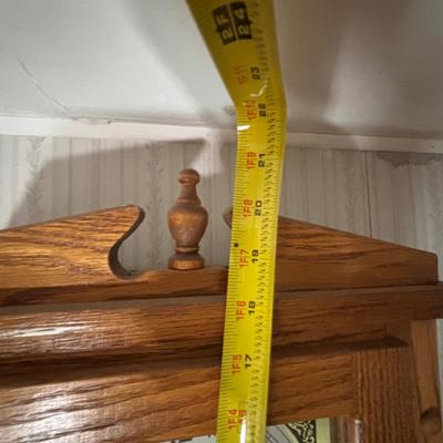 LOT 107: Hand-Crafted Oak Clock