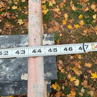 LOT 110: Scaffolding, Furniture Dolly, Dual Shop Light