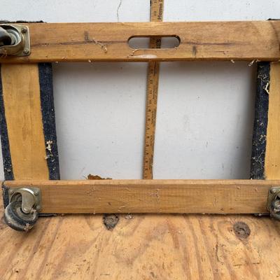 LOT 110: Scaffolding, Furniture Dolly, Dual Shop Light