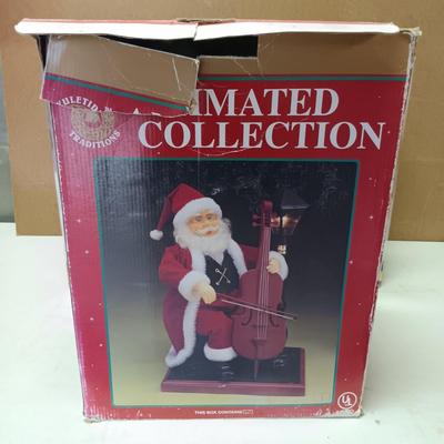 LOT 112: Vintage Christmas Teddy Bears, Loaf Pans, Dancing Santa & More