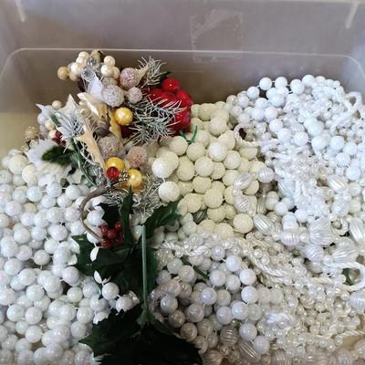 LOT 116: Vintage Bisque Pottery Nativity Figurines, Art Glass Ornaments, Glass Bells & More