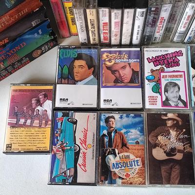 LOT 117: Large Collection of Western VHS Tapes, Cassettes & Tex Ritter Record