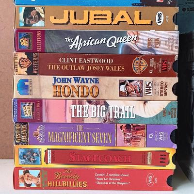 LOT 117: Large Collection of Western VHS Tapes, Cassettes & Tex Ritter Record