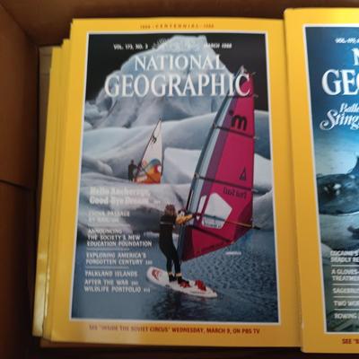 LOT 119: Large Collection of Vintage National Geographic Magazines 1960s - 1980s