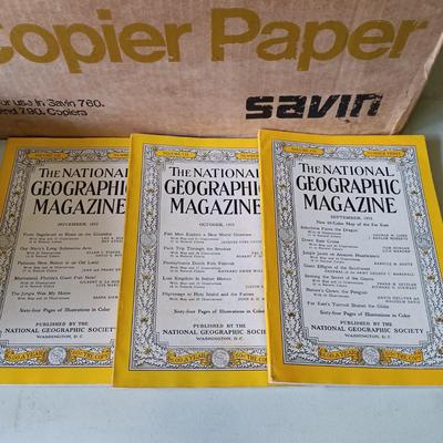 LOT 121: Large Collection of National Geographic Magazines 1950s - 1960s
