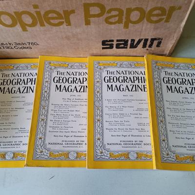 LOT 121: Large Collection of National Geographic Magazines 1950s - 1960s
