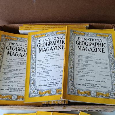 LOT 121: Large Collection of National Geographic Magazines 1950s - 1960s