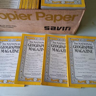 LOT 121: Large Collection of National Geographic Magazines 1950s - 1960s