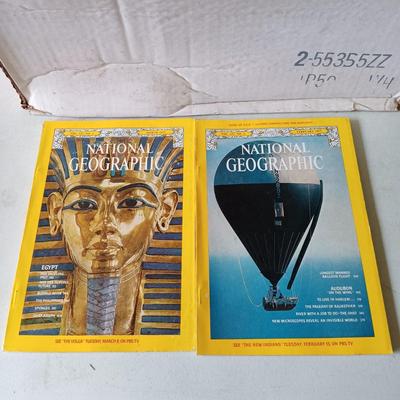 LOT 122: Large Collection of National Geographic Magazines 1970s - 1980s