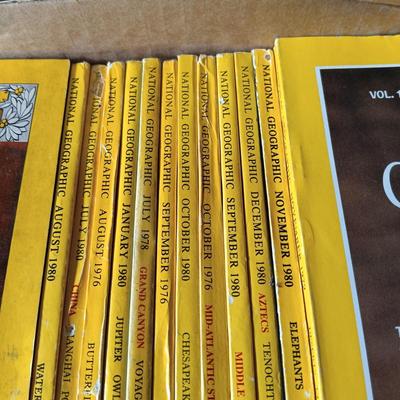 LOT 122: Large Collection of National Geographic Magazines 1970s - 1980s