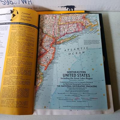 LOT 124: Large Collection of National Geographic Magazines 1950s - 1960s