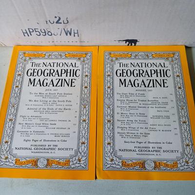 LOT 124: Large Collection of National Geographic Magazines 1950s - 1960s