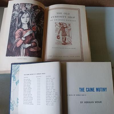 LOT 128: Shakespeare's Works Late 1800s by Crowell & Co with a Selection of Vintage and Antique Novels