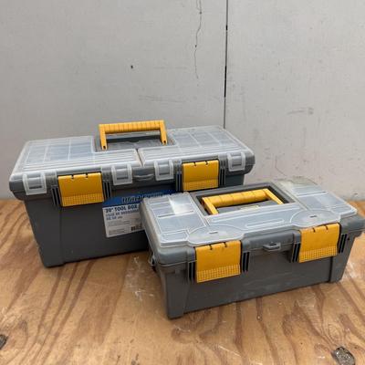 LOT 132 - Fishing Pole Lot w/ Philadelphia Eagles Chair & Tackle Boxes