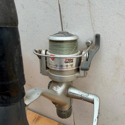 LOT 132 - Fishing Pole Lot w/ Philadelphia Eagles Chair & Tackle Boxes