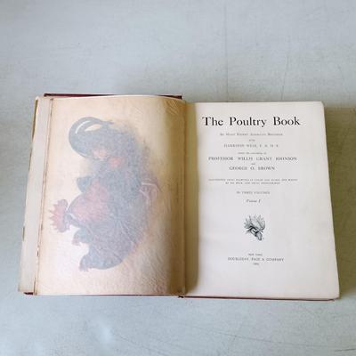 LOT 133: The Poultry Book 1904 Volumes I and II