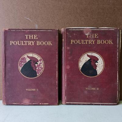 LOT 133: The Poultry Book 1904 Volumes I and II
