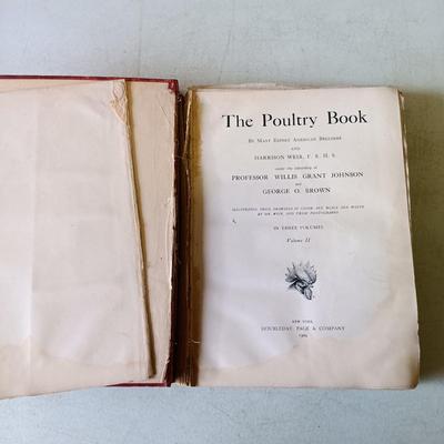 LOT 133: The Poultry Book 1904 Volumes I and II
