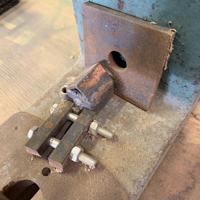 LOT 134: Arbor Press - Bolted to Bench