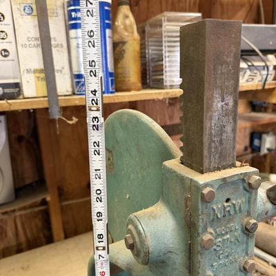 LOT 134: Arbor Press - Bolted to Bench