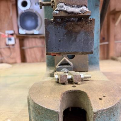 LOT 134: Arbor Press - Bolted to Bench